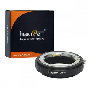 Haoge Leica M LM Zeiss ZM Voigtlander VM Z6 Nikon Z 수동 렌즈 마운트 어댑터 렌즈 Z7과 같은