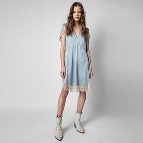 실크 원피스 Raccord Silk Dress ZE2SFCTWD033Z81