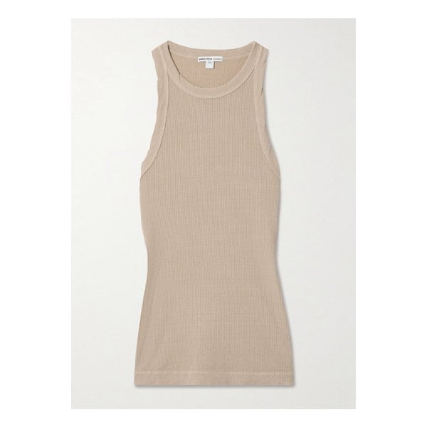 골지 스트레치 수피마 코튼 탱크 베이지 1647597342807175