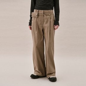 BELT BAG PANTS_DARK BEIGE