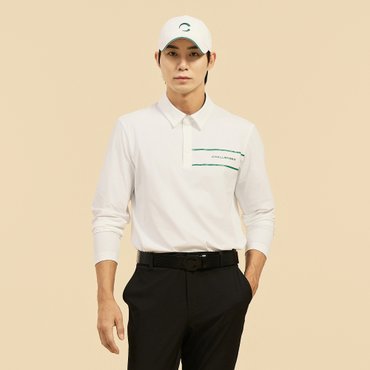 챌린저 남성 트리코트 스트레치 Y카라 티셔츠