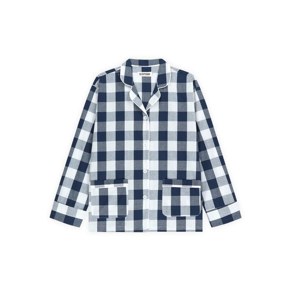Midnight gingham pajama set