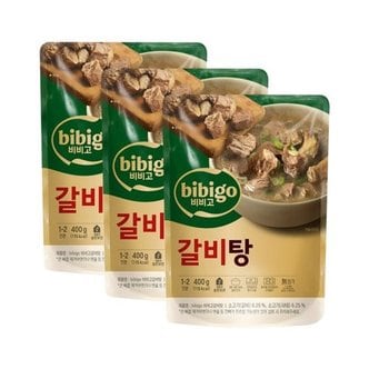 CJ제일제당 비비고 갈비탕400g x3개