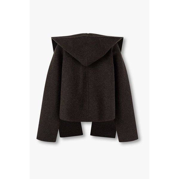 울 캐시미어 후디 워머 코트 7116110104160