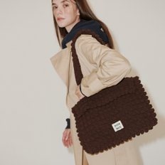 Croiffle shoulder bag_brown