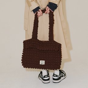 Croiffle shoulder bag_brown