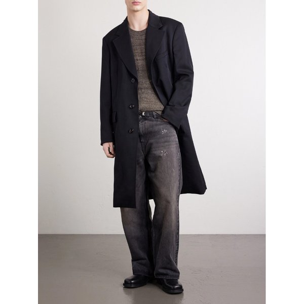 아워레가시 돌핀 버진 울 가바딘 코트 46376663162960673