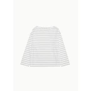 씨올 26SS Extraover Ls T-Shirts, Breton White