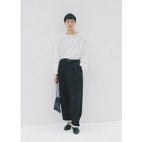 씨올 26SS Extraover Ls T-Shirts, Breton White