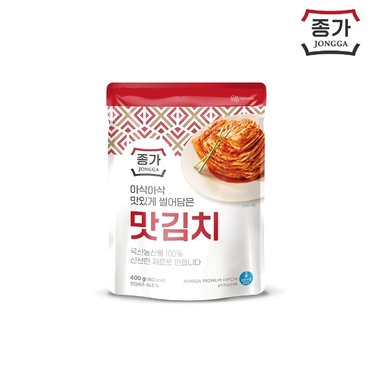 종가집 [종가] 맛김치400g(파우치) X 1개