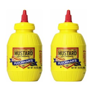  [해외직구]Plochman`s Premium Mild Yellow Mustard 플로츠만 프리미엄 마일드 옐로우 머스타드 297g 2팩