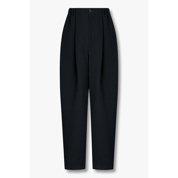 원 턱 플리츠 밴딩 배기 팬츠 EN15112016000