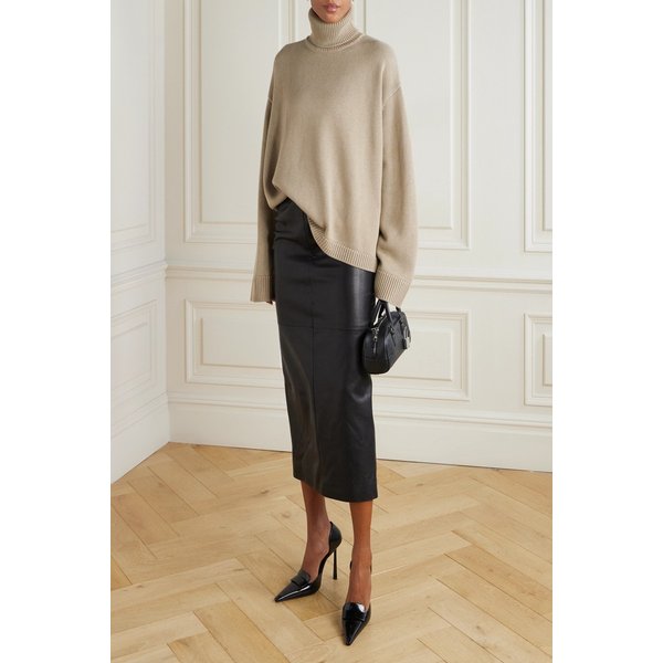 더프랭키샵 레아 울 코튼 블렌드 터틀넥 스웨터 46376663162949680