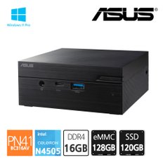 에이수스 ASUS 미니PC PN41-BC316AV N4505 Win11 Pro [ RAM 16GB eMMC 128GB SSD 120GB ]