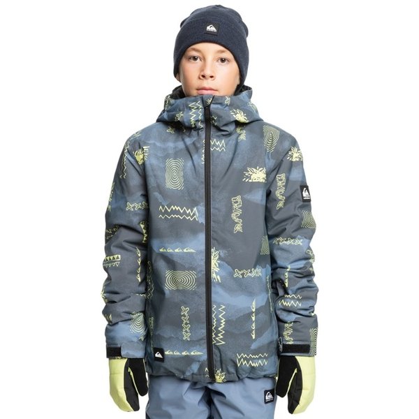 YOUTH 미션 프린트 스노우 자켓 (KE51JS042SNA)