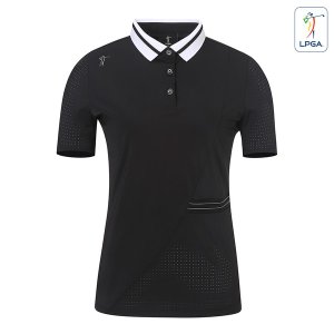 LPGA 여성 레이디스윙 펀칭 소매 티셔츠 L212TS512P _P352611923