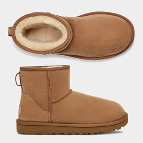 어그 미국 UGG 여성 클래식 미니 II 양털 부츠 체스트넛