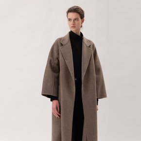 Handmade Herringbone Coat Brown