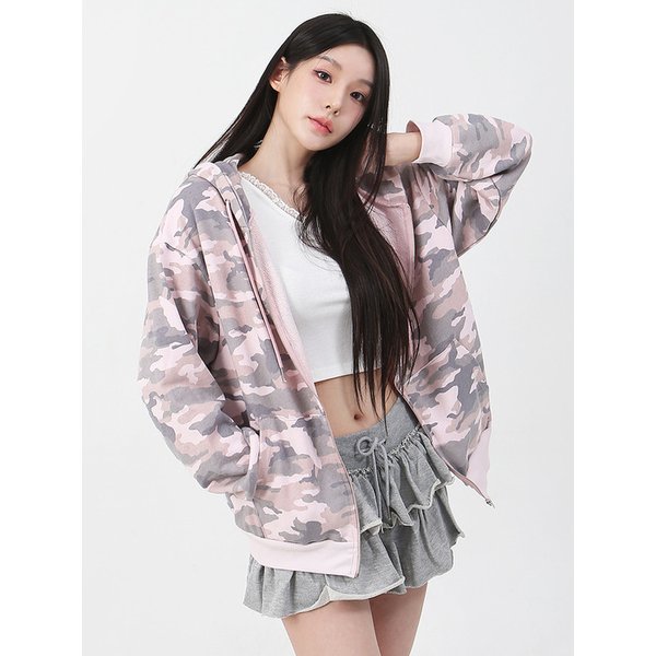 Lovely Hip Hood Zip-up