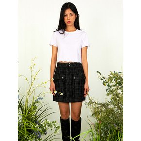 CARGO TWEED SKIRT