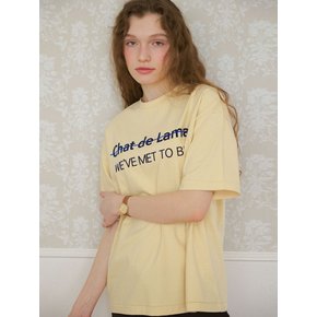 Fluffy Boxy T-Shirt [BUTTER]