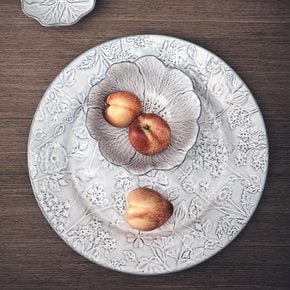 보르달로 핀헤이로 포르투갈 수입 빈티지 접시 플로라 차저플레이트 34.5cm
