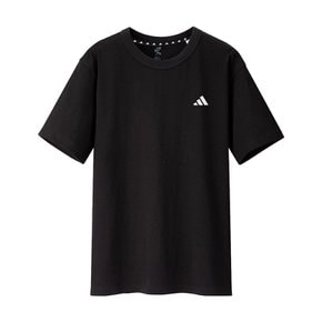 남성 트레이닝 에센셜 필레디 기능성 반팔 티셔츠 블랙 IC7438