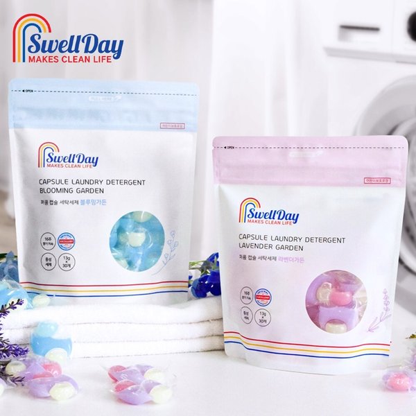 16주향기 6in1 퍼퓸 캡슐 세탁세제 60개(30X2팩)