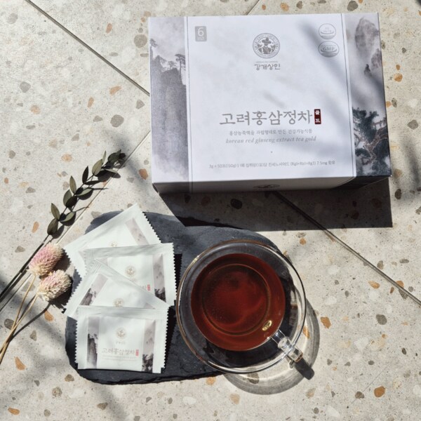 홍삼정차골드(3gx50포) [홍삼농축액 42.5% 함유]