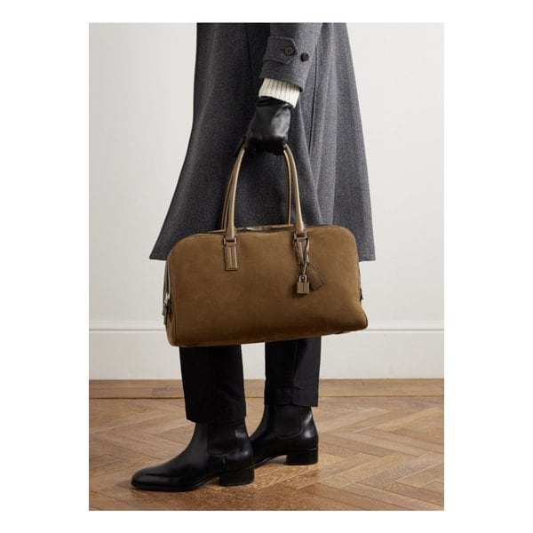 가죽 트리밍 누벅 위켄드 백 46376663162930686