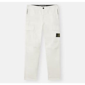 국내배송[스톤아일랜드]25SS K1S15 3100304 S0010 V0093/레귤러 테이퍼드 핏 아이보리 카고 팬츠