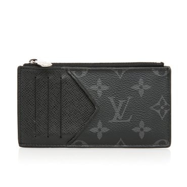 LOUIS VUITTON [중고명품] 럭스애비뉴 루이비통 타이가 이클립스 코인 카드홀더 지퍼 카드지갑 M30271