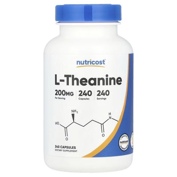 [무배]뉴트리코스트 L-테아닌, 200mg, 캡슐 240정