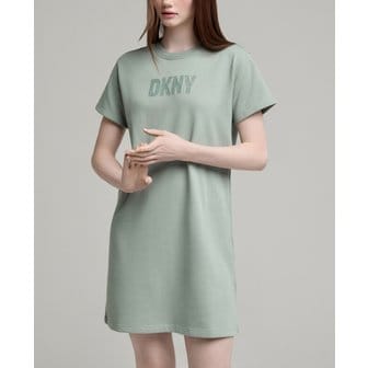 DKNY (( 9/8까지 브랜드데이 10% )) 로고 테리 롱 티셔츠 (DW2E7TTS206U)