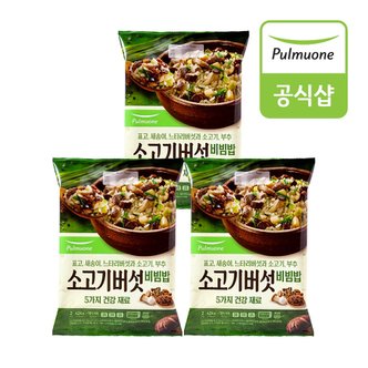 풀무원 소고기버섯비빔밥 2인(424g)X3개