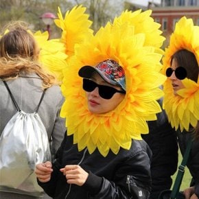 무도회 소품 해바라기 가면 생일 쓸데없는 무대 선물 행사 용품 ...