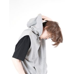 Stopper Sweat Hood Vest (Gray)