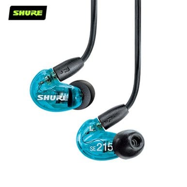 SHURE 슈어  SE215/SE215SPE 모니터링 인이어 이어폰 (클리어,블루,퍼플)