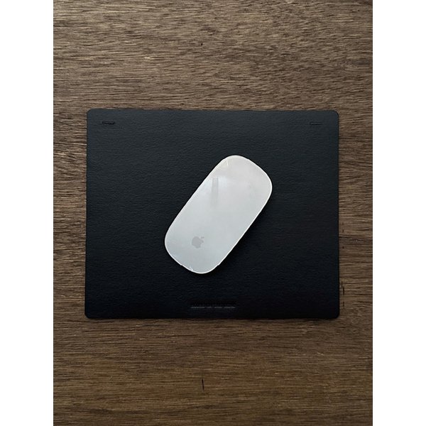 Eco leather mouse pad, black