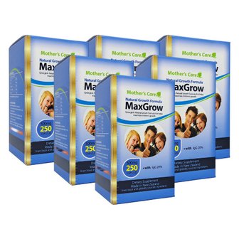 마더스케어 멕스그로우 250캡슐 6개