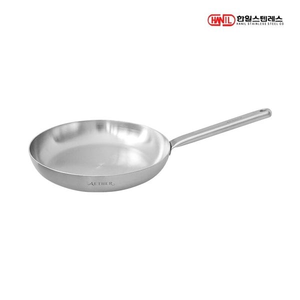 한일STS 에테르 통5중 IH 인덕션가능 무연마제 스텐레스304 후라이팬 28cm