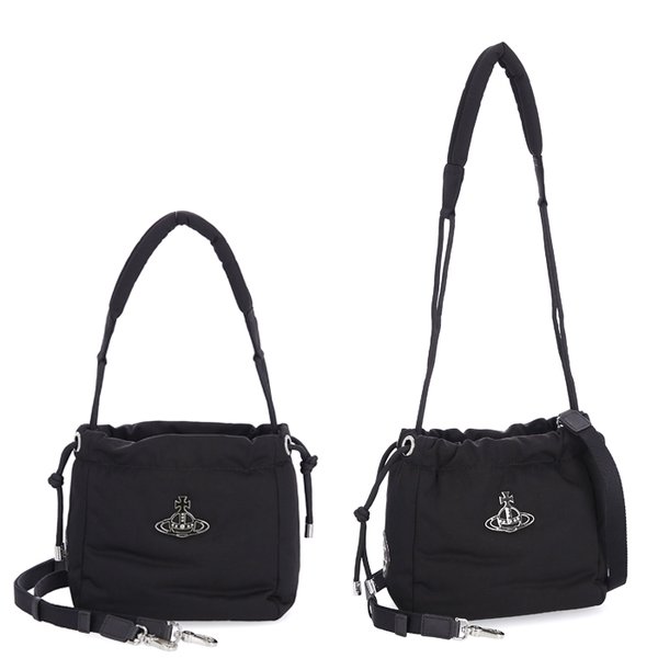 [부산점] ORB로고 4C03000AU W001Y N401 비비안웨스트우드 HILARY 힐러리 스몰 버킷백 토트백 숄더백 크로