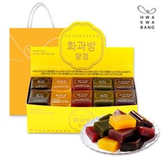 [화과방] 큐빅양갱30입+쇼핑백 / 어르신 간식 전통과자 옛날과자 ...