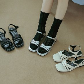 A150-8 ribbon strap sandal _ 3colors