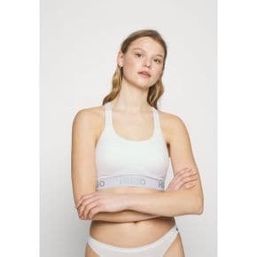 4455584 HUGO BRALETTE PADDED SPORTY LOGO - Bustier white