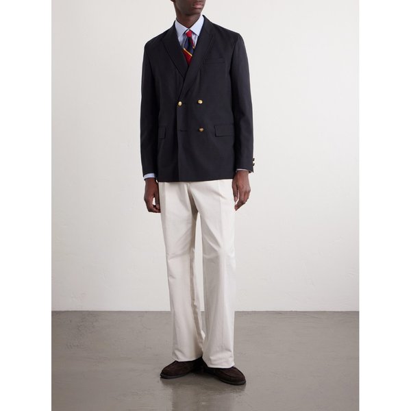 빔스 더블브레스트 그레인 드 푸드르 울 블레이저 46376663162982580