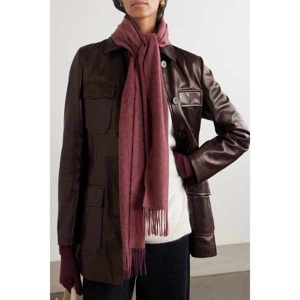 존스톤스 오브 엘긴 프린지 캐시미어 스카프 46376663162952775