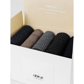 남성용 신사양말 5팩 HM-Gift-A-SET