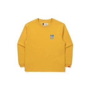 [공식]빅로고 롱 슬리브 티셔츠 키즈 MUSTARD