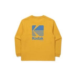 [공식]빅로고 롱 슬리브 티셔츠 키즈 MUSTARD